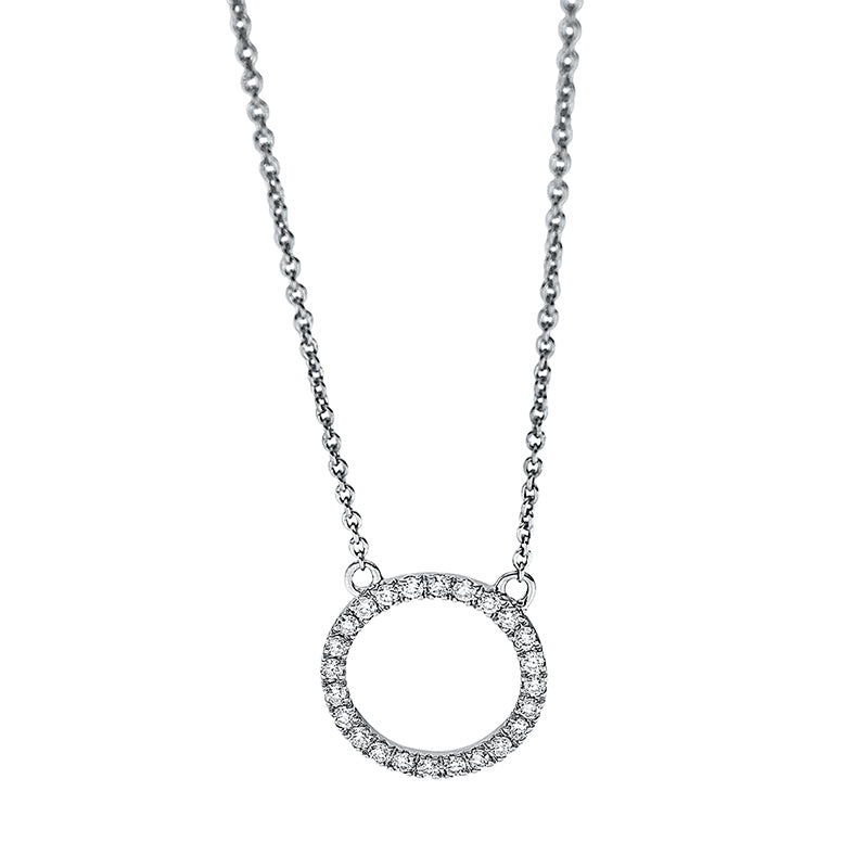 Modern Woman Collier Weißgold 18kt 0,11ct