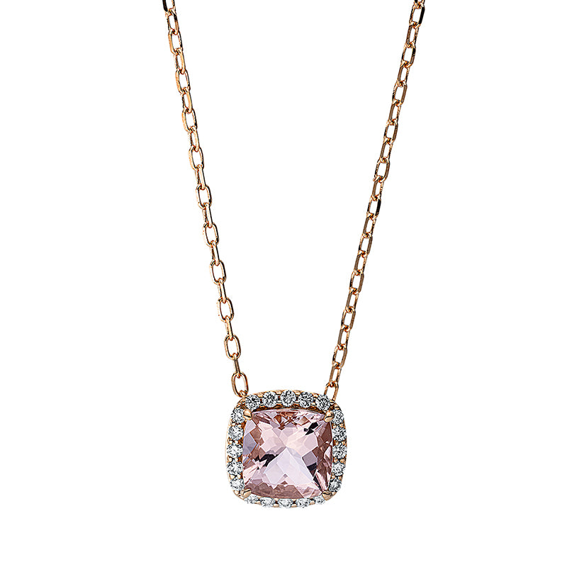 Farbstein Fashion Collier Rotgold 18kt 0,1ct