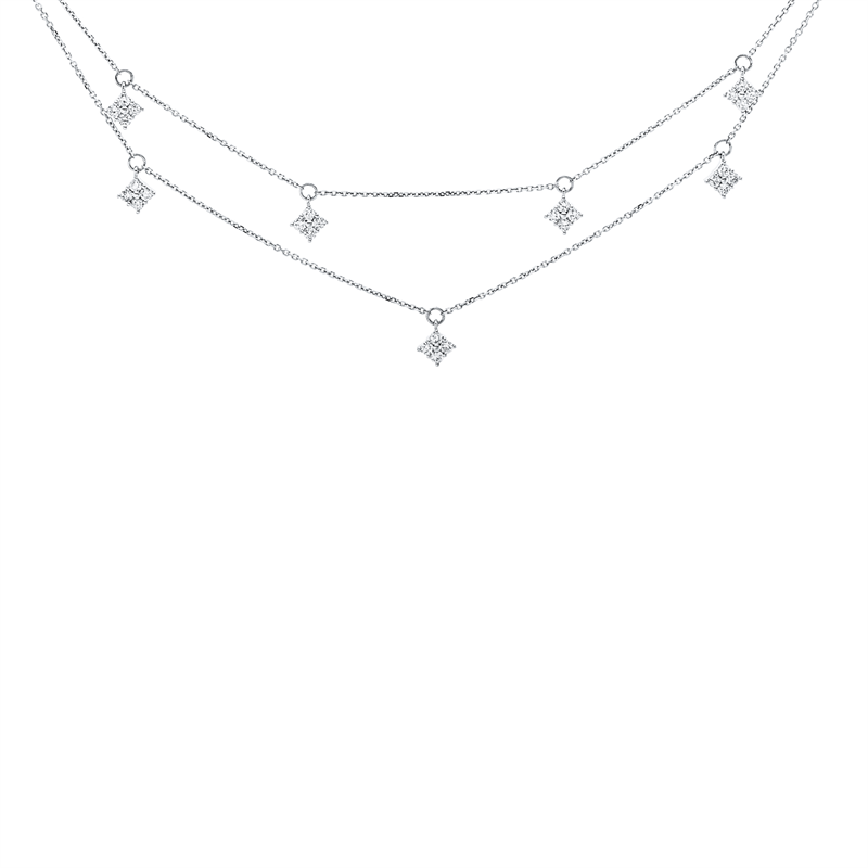 Modern Woman Collier Weißgold 18kt 0,5ct