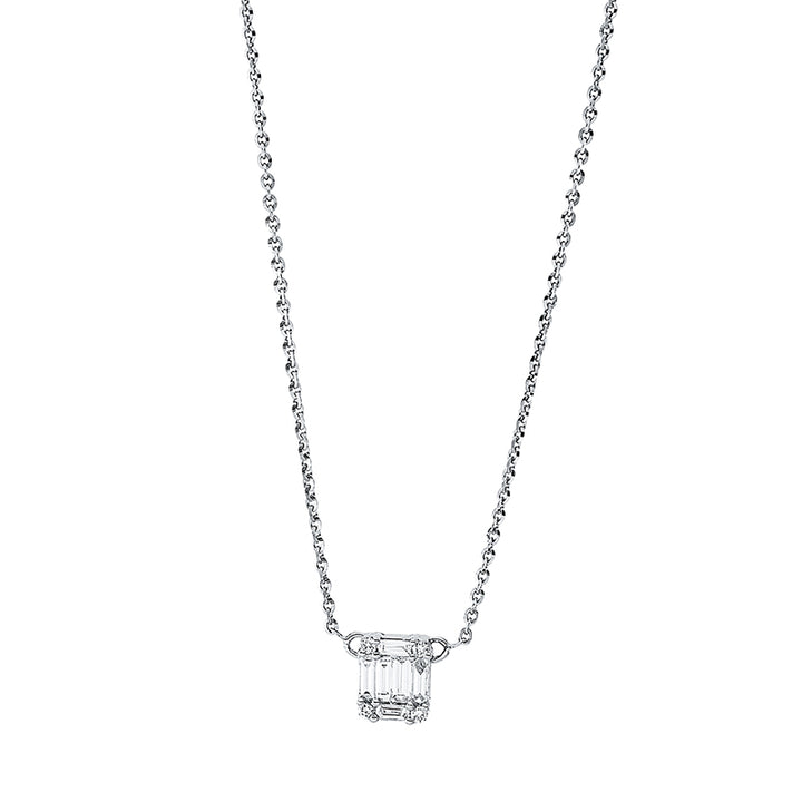 Illusion Classic Collier Weißgold 18kt Ref-4J688
