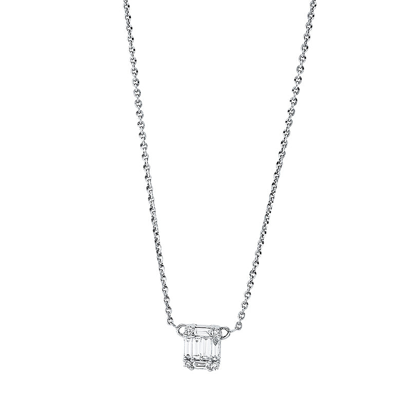 Illusion Classic Collier Weißgold 18kt Ref-4J688