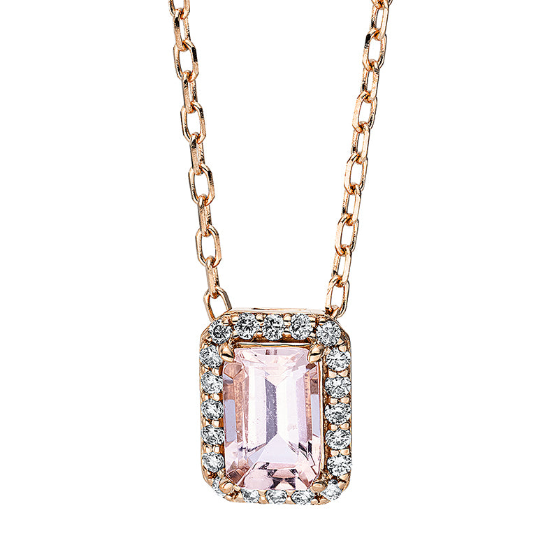 Farbstein Fashion Collier Rotgold 18kt 0,1ct