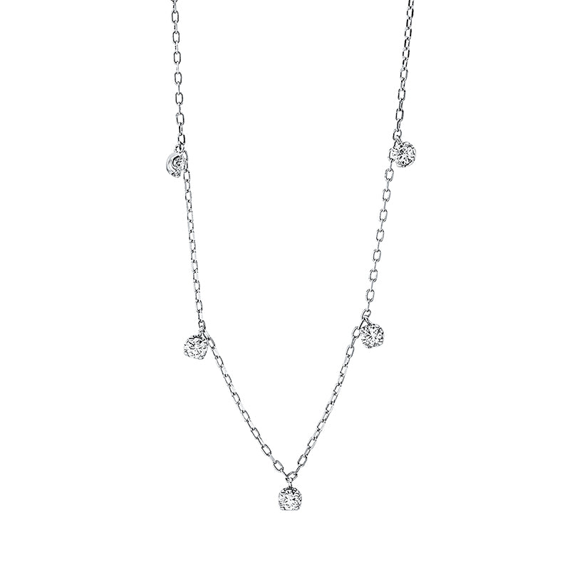 Modern Woman Collier Weißgold 18kt 0,38ct