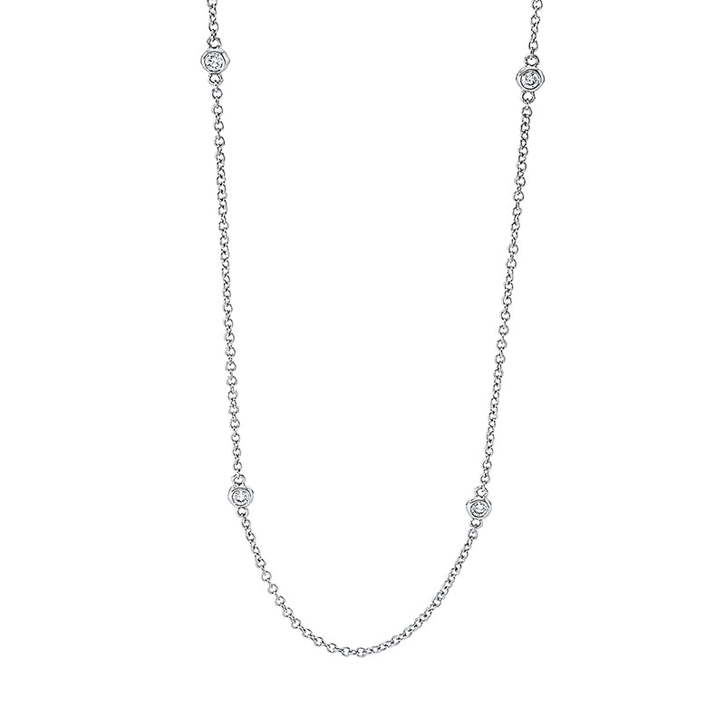 Modern Woman Collier Weißgold 18kt 0,21ct