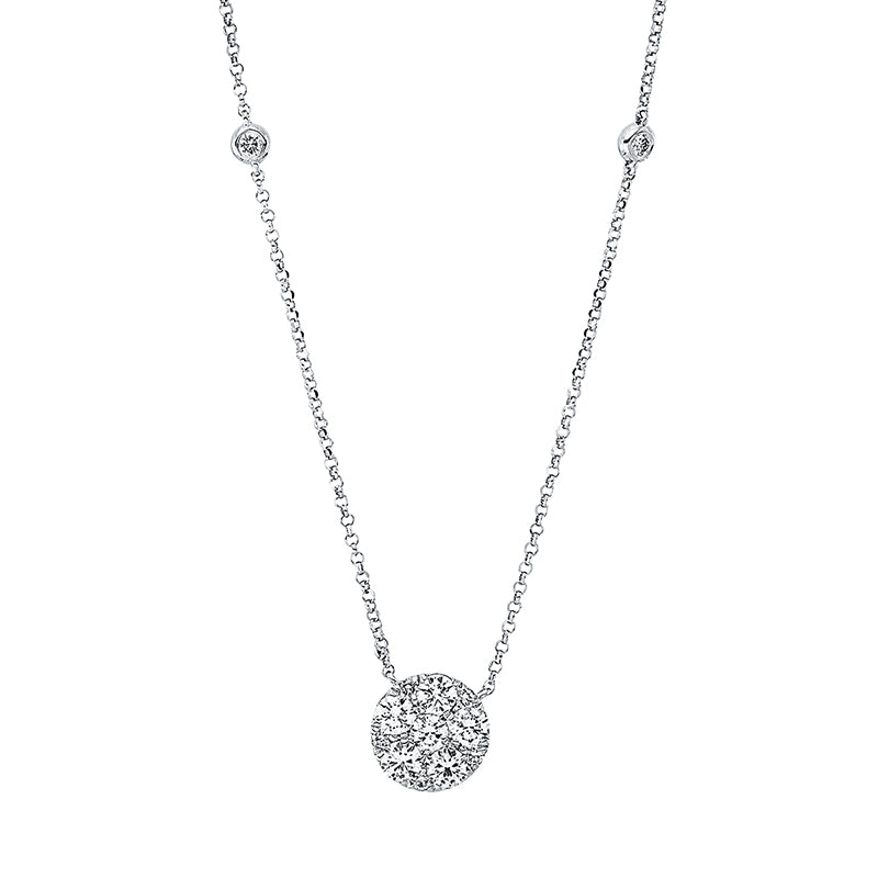 Illusion Classic Collier Weißgold 18kt 0,6ct