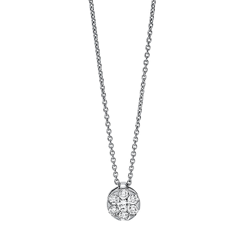 Illusion Classic Collier Weißgold 18kt 0,26ct