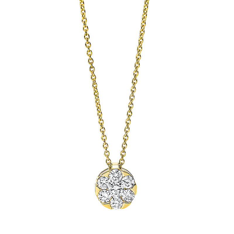 Illusion Classic Collier Weißgold 18kt 0,37ct