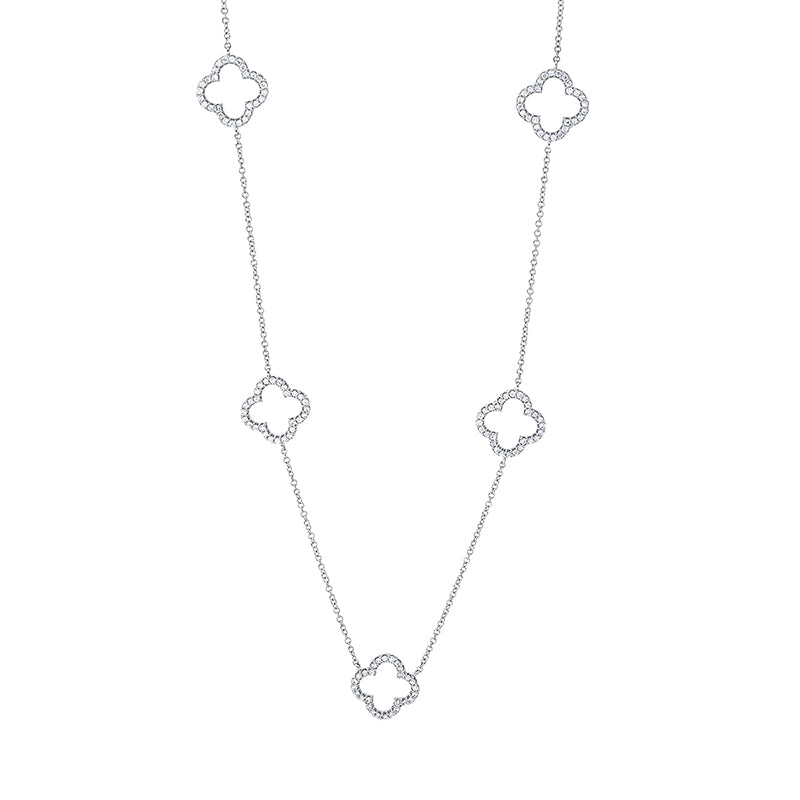 Modern Woman Collier Weißgold 18kt Ref-4K700