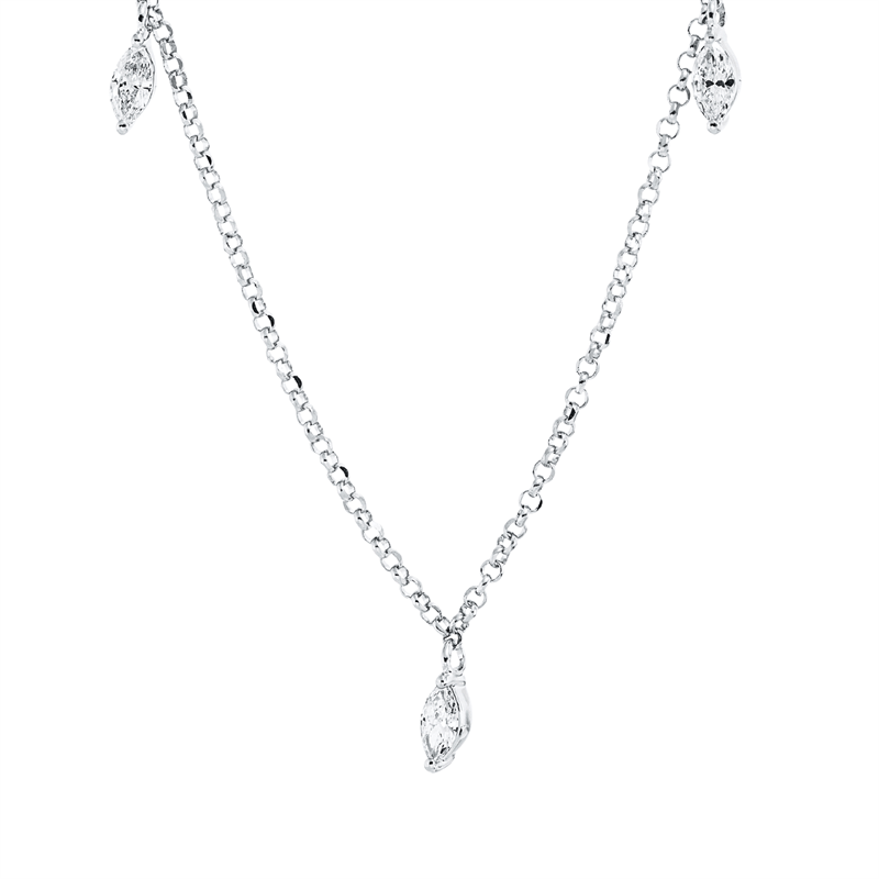 Modern Woman Collier Weißgold 18kt 0,11ct