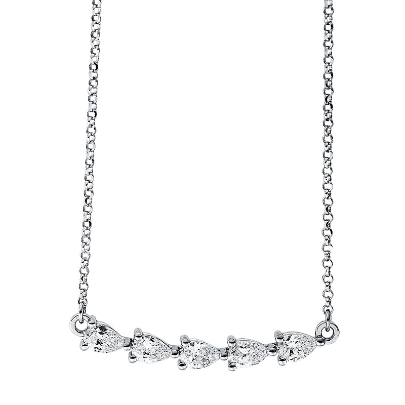 Modern Woman Collier Weißgold 18kt 0,46ct