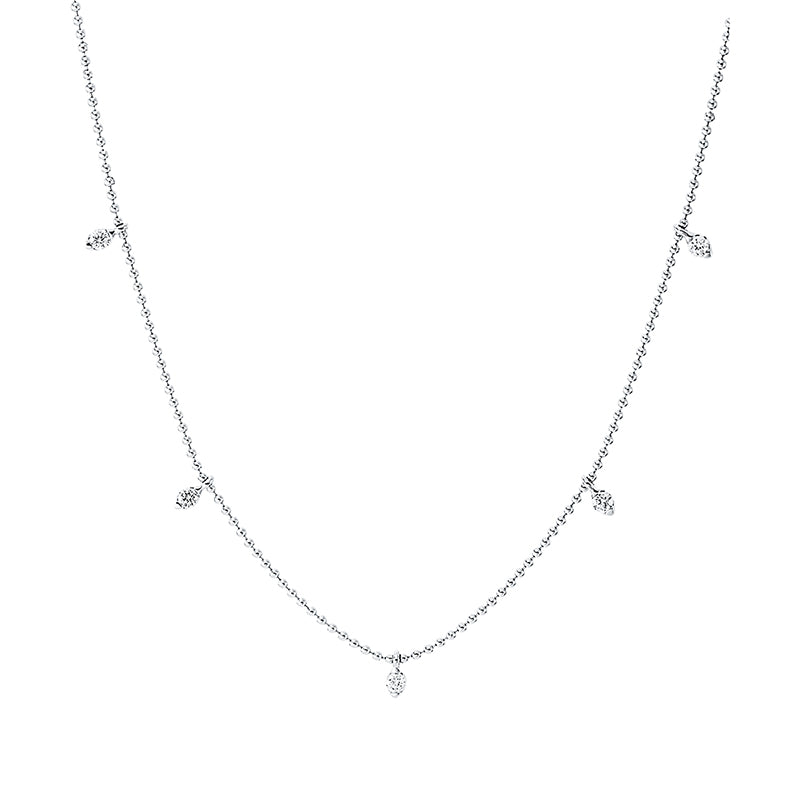 Modern Woman Collier Weißgold 18kt 0,19ct