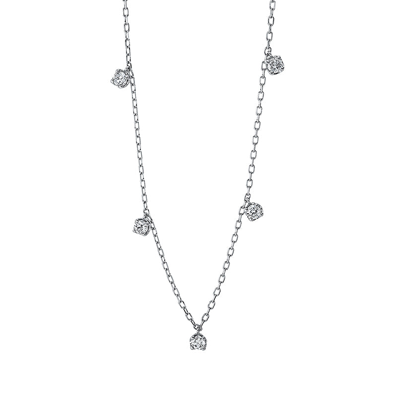 Modern Woman Collier Weißgold 18kt 0,36ct