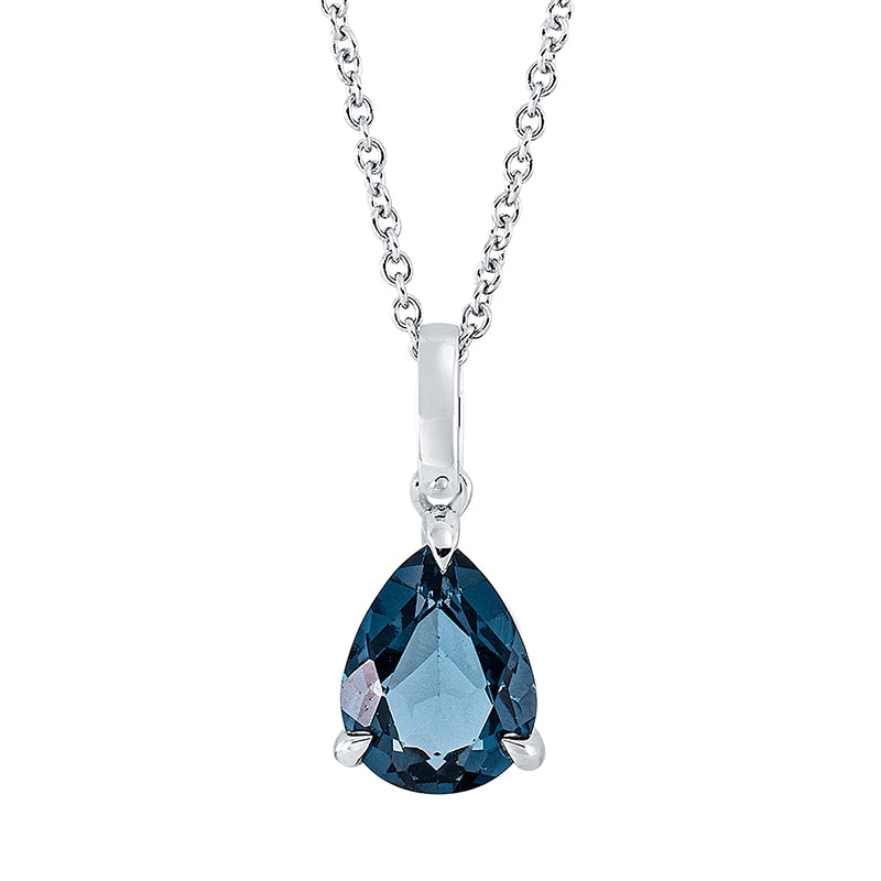 Farbstein Fashion Collier Weißgold 18kt Ref-4L064