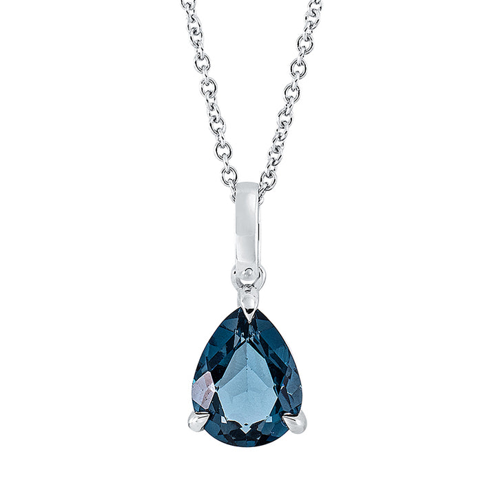 Farbstein Fashion Collier Weißgold 18kt Ref-4L064