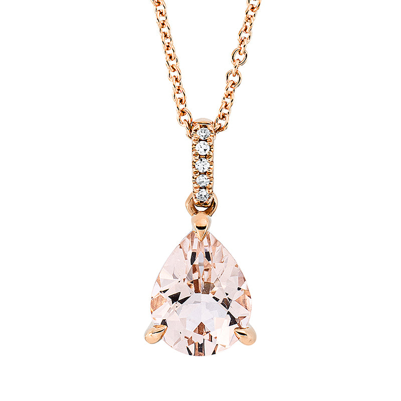 Farbstein Fashion Collier Rotgold 18kt 0,02ct