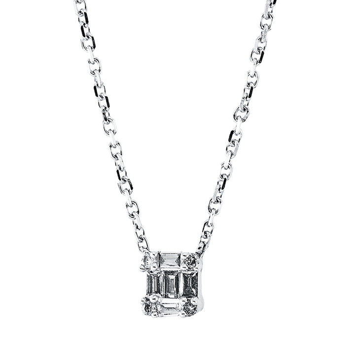 Illusion Classic Collier Weißgold 18kt Ref-4L172