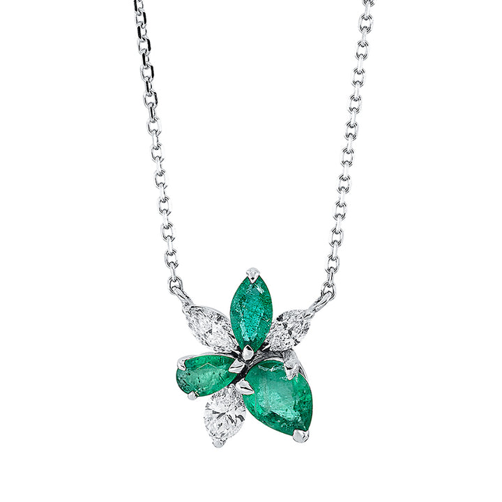 Farbstein Classic Collier Weißgold 18kt Ref-4L205