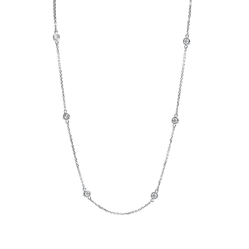 Modern Woman Collier Weißgold 18kt 0,28ct