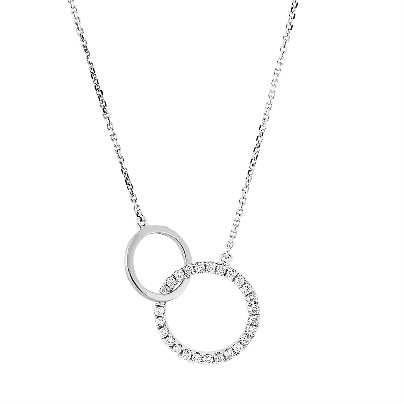 Modern Woman Collier Gelbgold 18kt 0,16ct