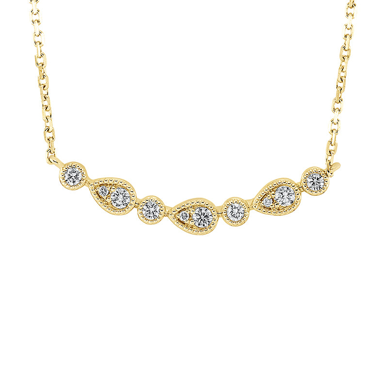 Modern Woman Collier Weißgold 18kt 0,22ct