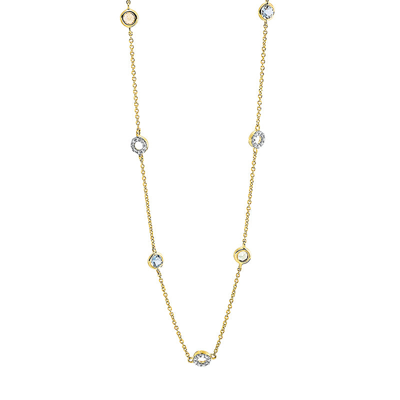 Farbstein Fashion Collier Gelbgold 18kt Ref-4L568