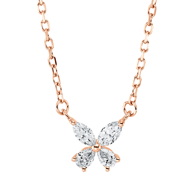 Modern Woman Collier Weißgold 18kt 0,16ct