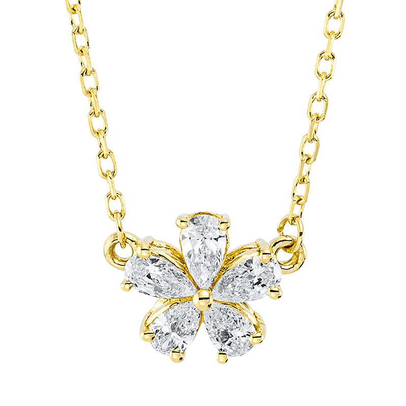 Modern Woman Collier Gelbgold 18kt 0,3ct