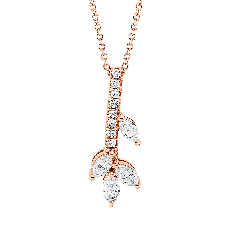 Modern Woman Collier Weißgold 18kt 0,33ct