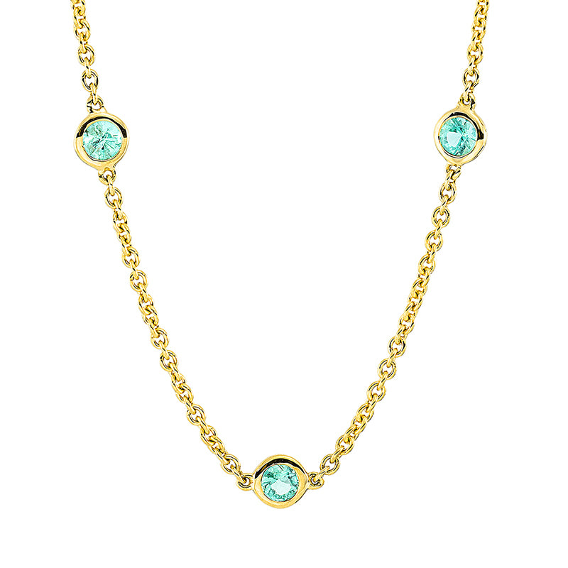 Farbstein Classic Collier Gelbgold 18kt