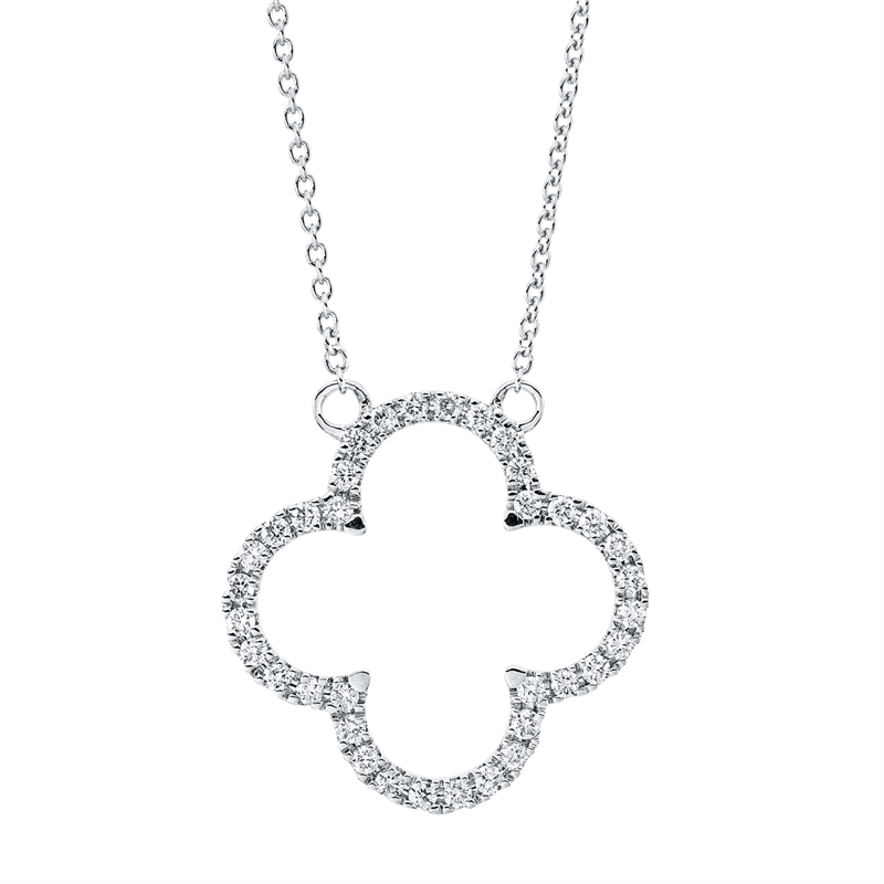 Modern Woman Collier Weißgold 18kt 0,27ct