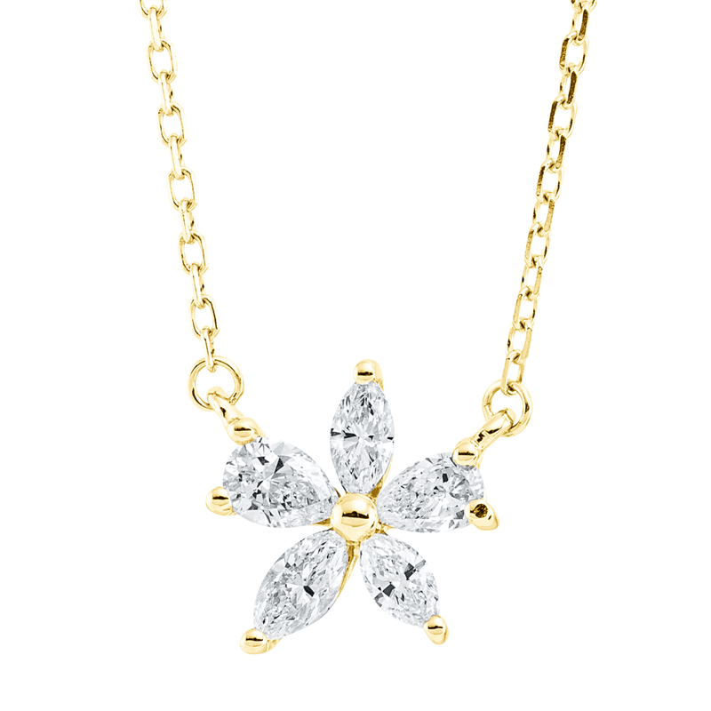 Modern Woman Collier Weißgold 18kt 0,35ct
