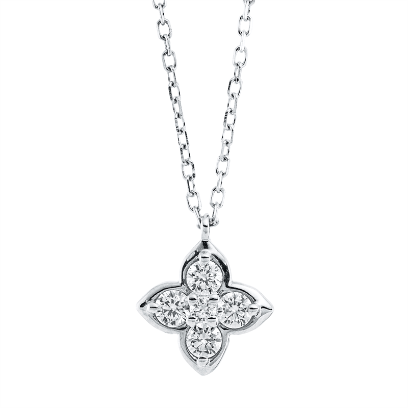 Modern Woman Collier Weißgold 18kt 0,2ct