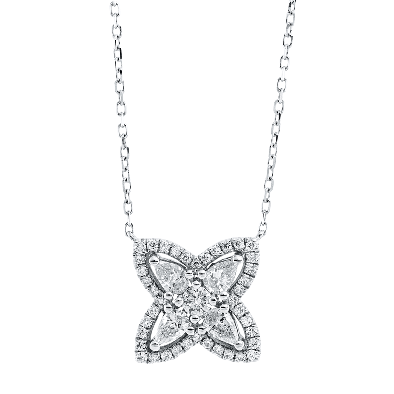 Modern Woman Collier Weißgold 18kt 0,53ct
