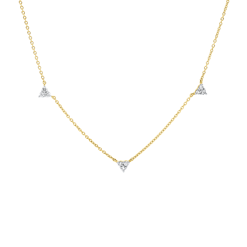 Modern Woman Collier Gelbgold 18kt 0,33ct