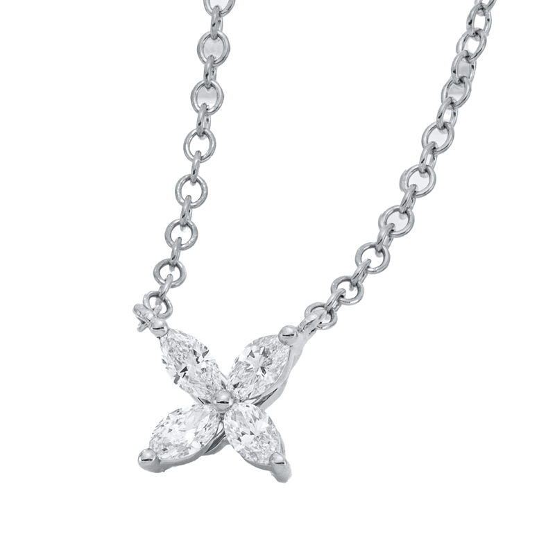 Modern Woman Collier Weißgold 18kt 0,21ct