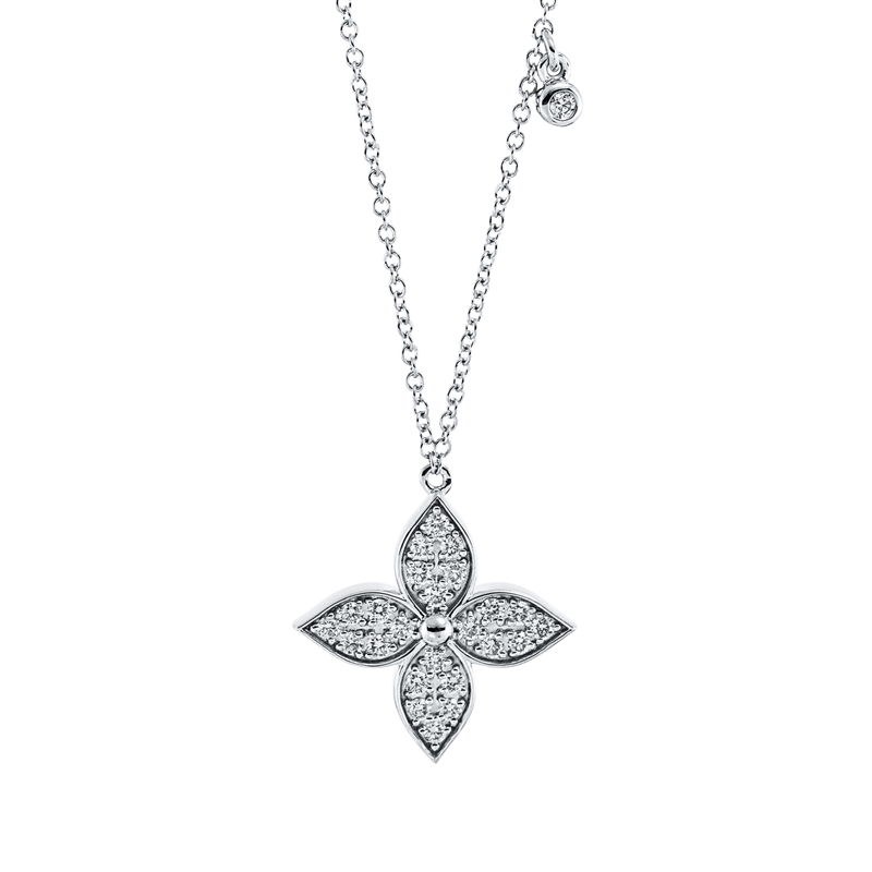 Modern Woman Collier Weißgold 18kt 0,25ct
