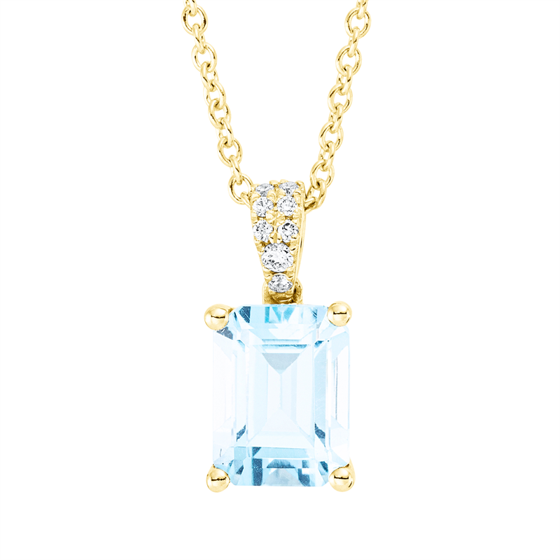 Farbstein Fashion Collier Gelbgold 18kt 0,04ct
