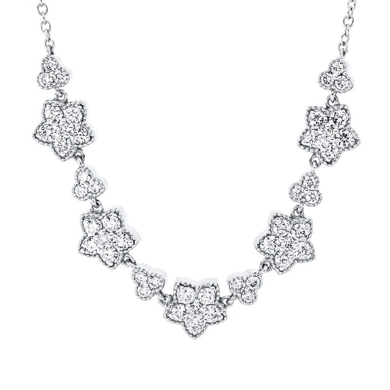 Modern Woman Collier Weißgold 18kt 0,91ct