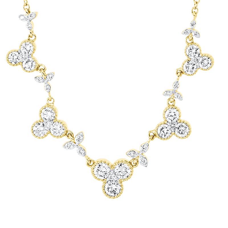 Modern Woman Collier Gelbgold 18kt 0,89ct