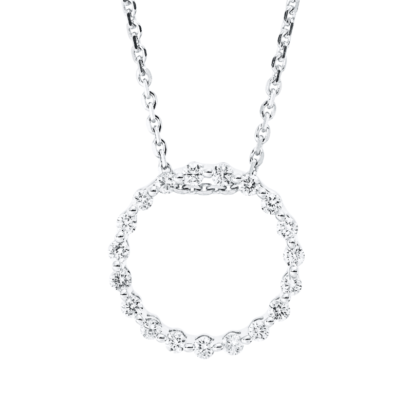 Modern Woman Collier Weißgold 18kt 0,21ct