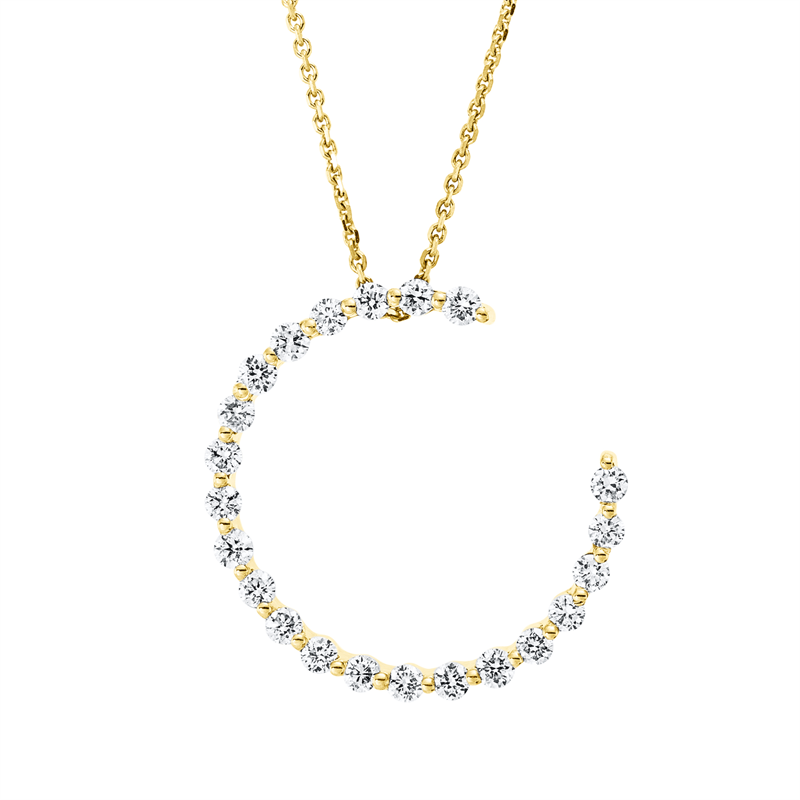Modern Woman Collier Weißgold 18kt 0,27ct