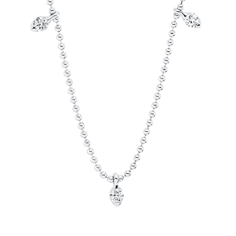 Modern Woman Collier Weißgold 18kt 0,16ct