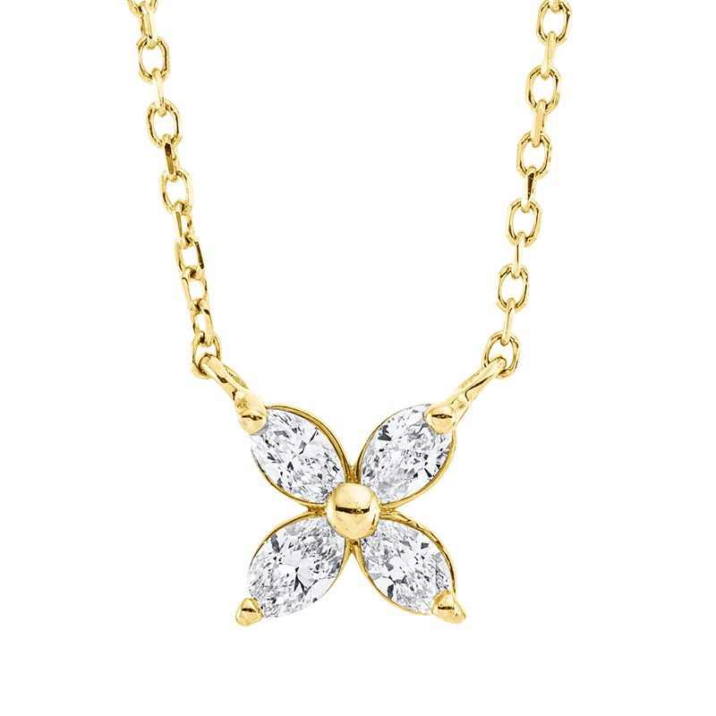 Modern Woman Collier Weißgold 18kt 0,2ct