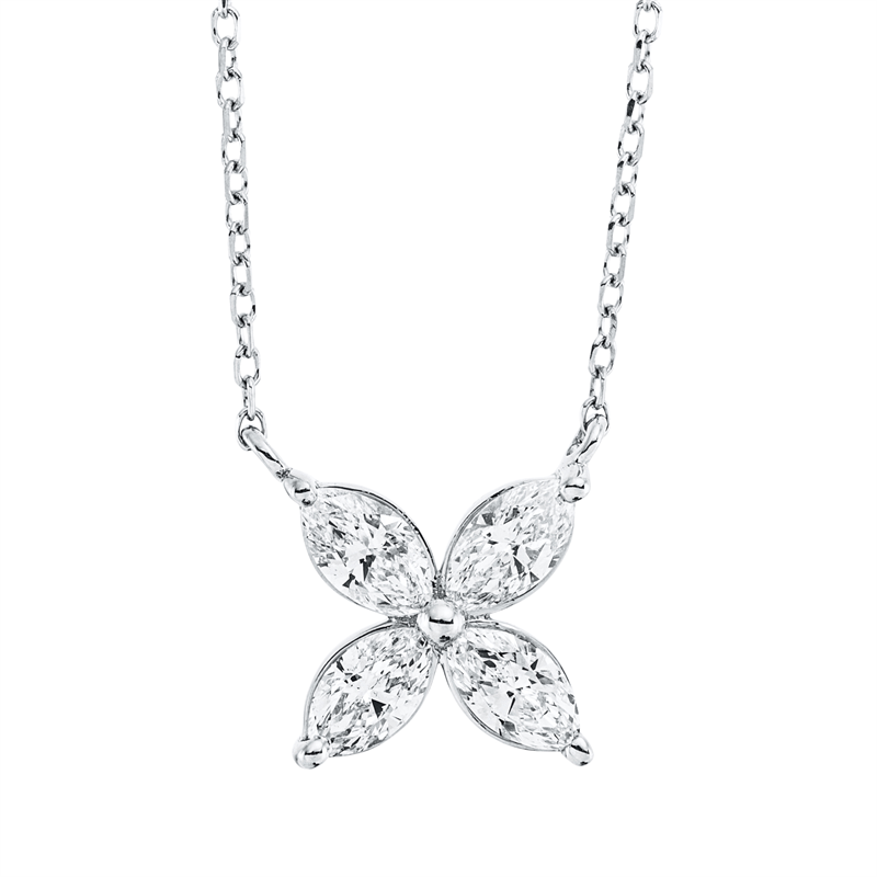 Modern Woman Collier Weißgold 18kt 0,64ct