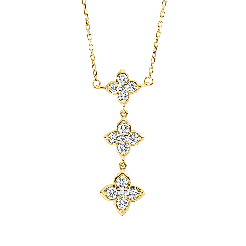 Modern Woman Collier Gelbgold 18kt 0,44ct