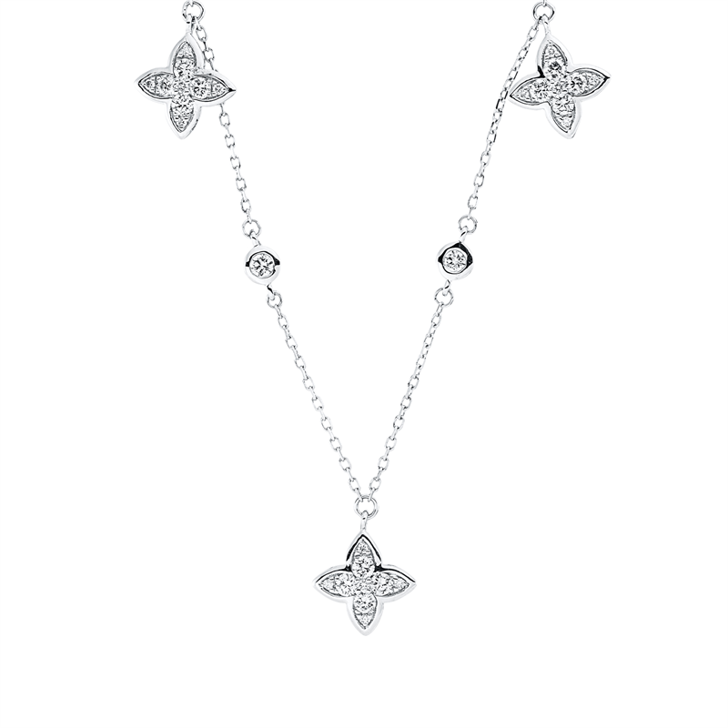 Modern Woman Collier Weißgold 18kt 0,57ct