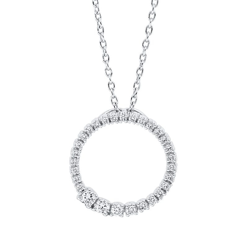 Modern Woman Collier Weißgold 18kt 0,47ct