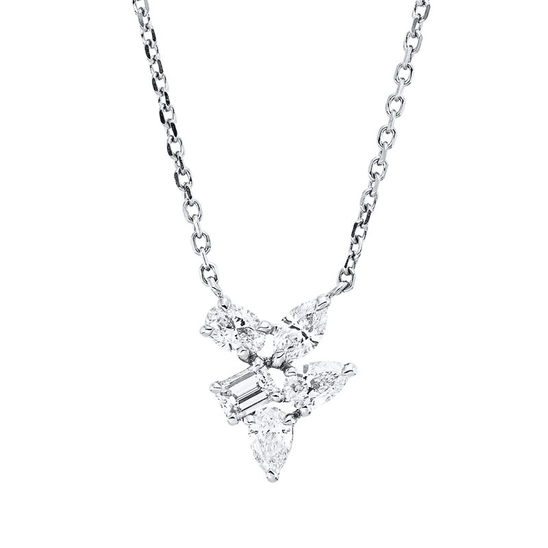 Modern Woman Collier Weißgold 18kt Ref-4N292