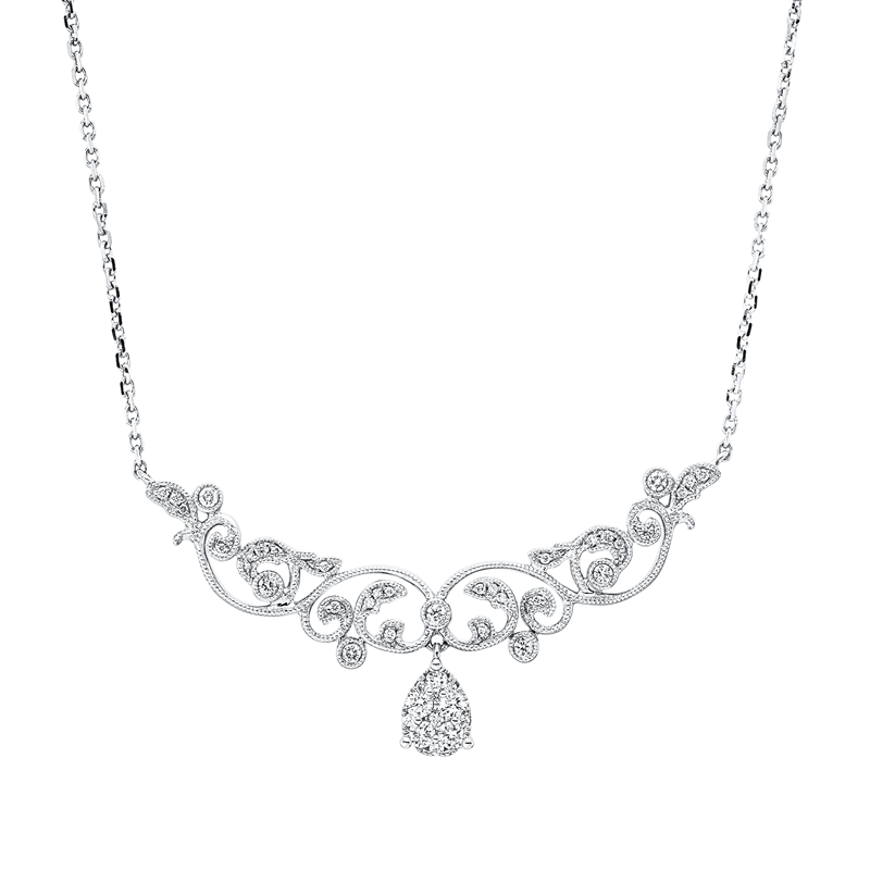Modern Woman Collier Weißgold 18kt 0,29ct