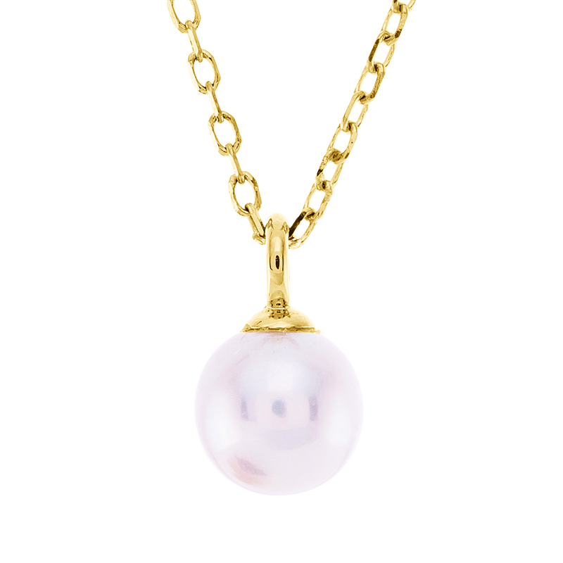 Perle Collier Weißgold 18kt